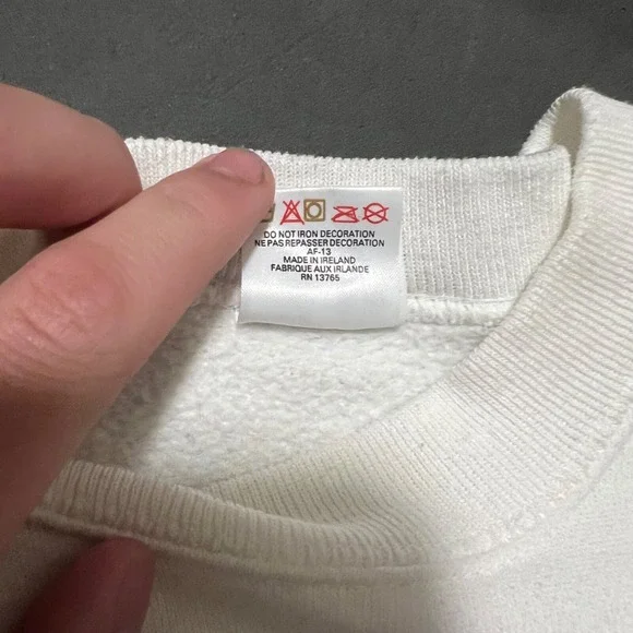 Vintage 1987 JOHN‎ MELLENCAMP The Lonesome Jubilee Size Large White Sweatshirt - Picture 7 of 16